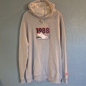 RARE Since 88 Gray Hoodie with 1988 Graphic